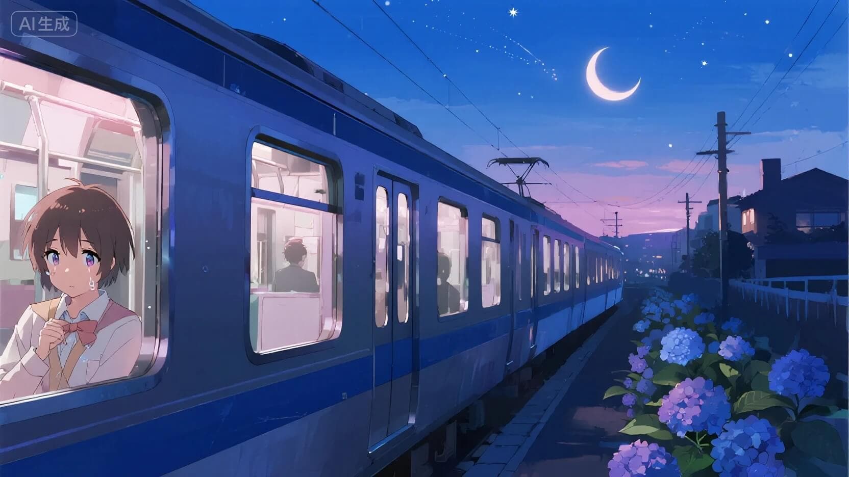 三日月の夜